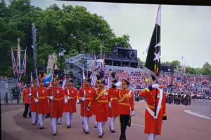 Pakistan Contingent at the Platinum Jubilee of Her Majesty The Queen