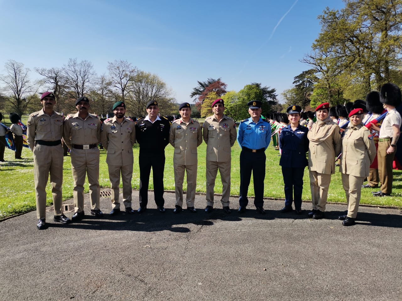 Pakistan Armed Forces contingent for Coronation Parade arrives in the UK