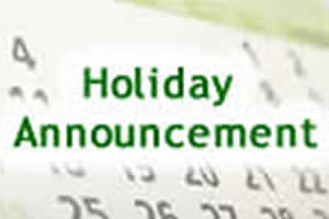 Holiday Notice Pakistan Independence Day