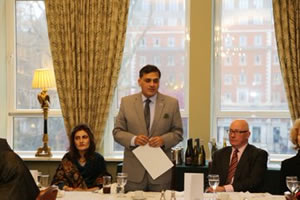 High Commissioner @DrMFaisal  and his spouse @drsarahnaeem2  attended, as guests of honor, a distinguished gathering of the Quetta Association at the Army & Navy Club, London.